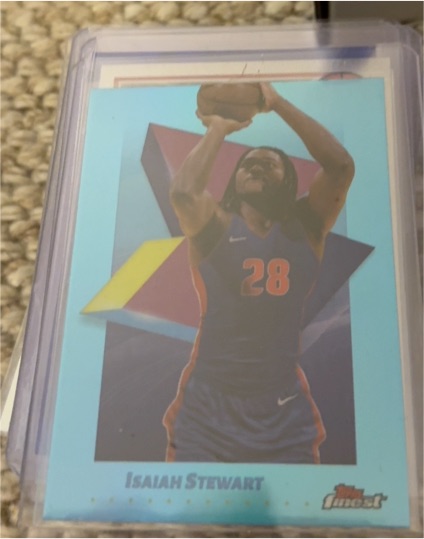 2024-25 Topps Finest #28 Isaiah Stewart — front