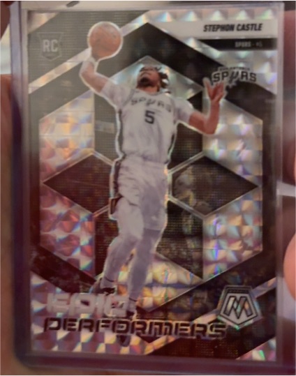 2024-25 Panini Mosaic Epic Performers #15 Stephon Castle — front