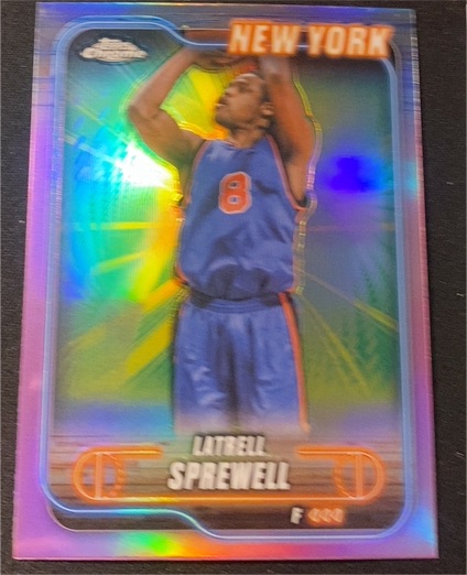 2024-25 Topps Chrome #4 Latrell Sprewell — front