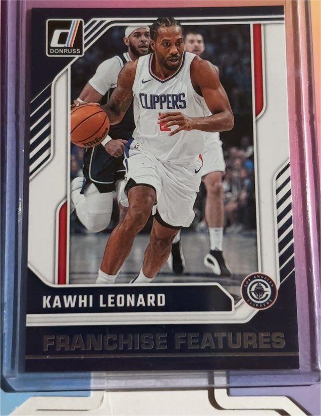 2024-25 Donruss #7 Kawhi Leonard Franchise Features — front