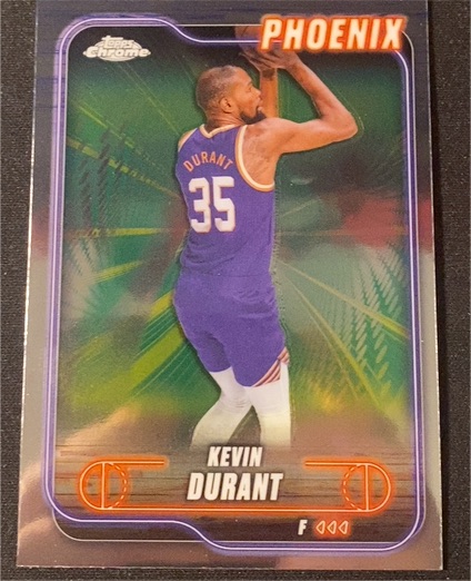 2024-25 Topps Chrome #101 Kevin Durant — front