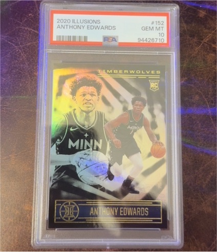 2020-21 Panini Illusions #152 Anthony Edwards — front