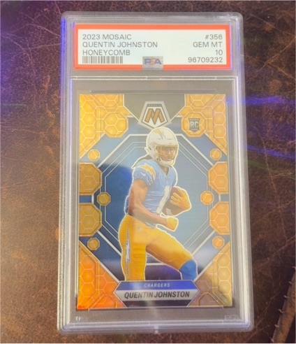 2023 Panini Mosaic #356 Quentin Johnston — front