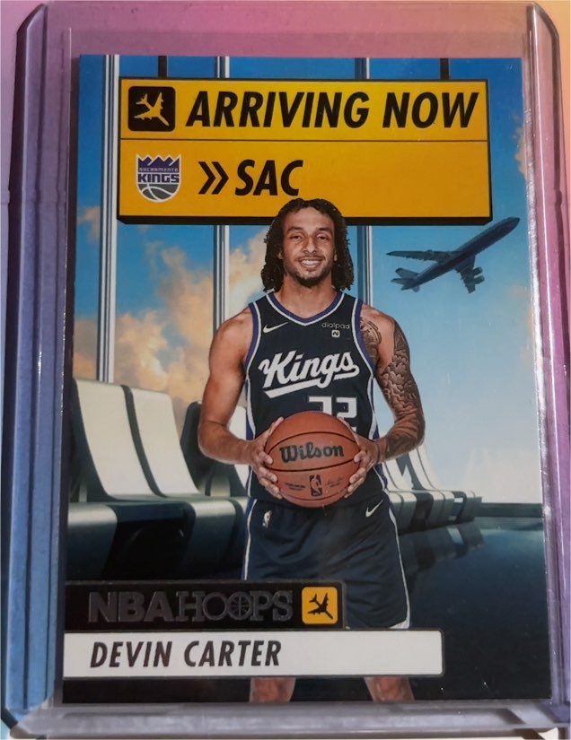 2024-25 Panini NBA Hoops Arriving Now #1 Devin Carter — front