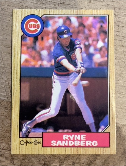 1987 O-Pee-Chee #143 Ryne Sandberg — front