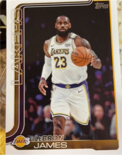 2025-26 Topps #150 LeBron James — front