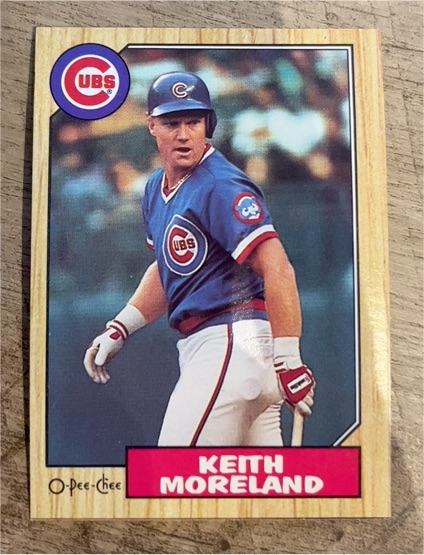 1987 O-Pee-Chee #177 Keith Moreland — front