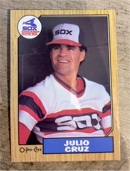 1987 O-Pee-Chee #53 Julio Cruz — front
