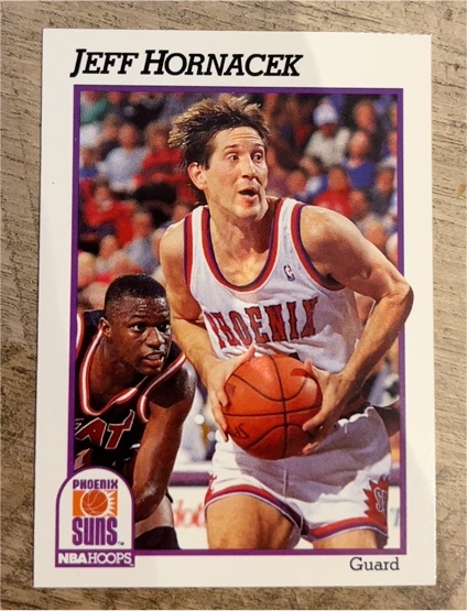1991-92 NBA Hoops #164 Jeff Hornacek — front