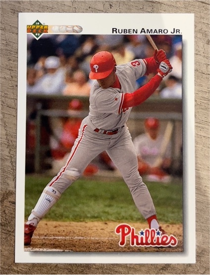 1992 Upper Deck #752 Ruben Amaro Jr. — front