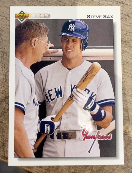 1992 Upper Deck #358 Steve Sax — front