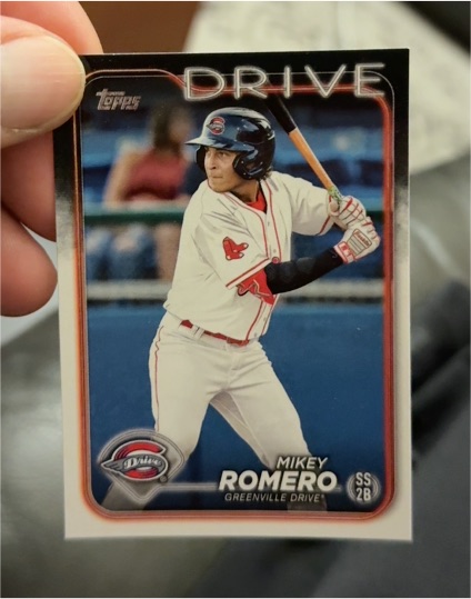 2024 Topps Drive Mikey Romero #Drive — front