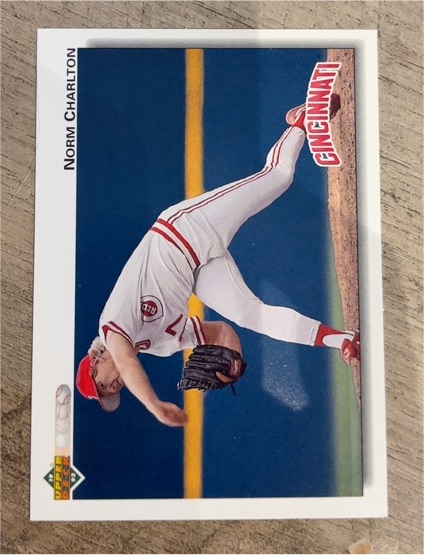 1992 Upper Deck #677 Norm Charlton — front