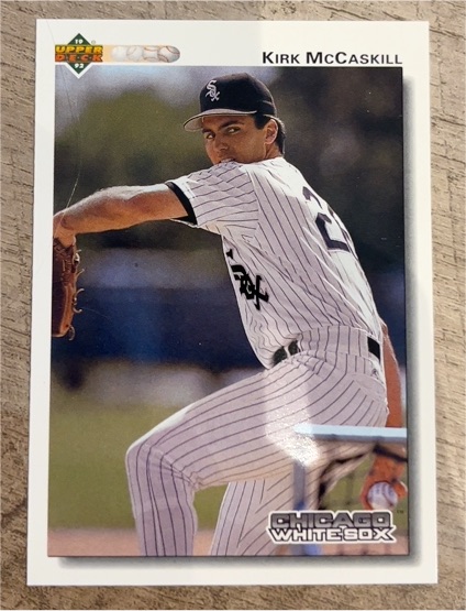 1992 Upper Deck #722 Kirk McCaskill — front