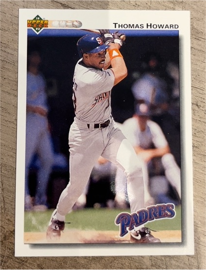 1992 Upper Deck #416 Thomas Howard — front