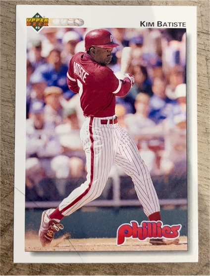 1992 Upper Deck #422 Kim Batiste — front