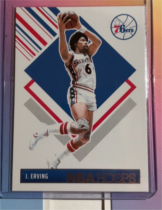 2024-25 Panini NBA Hoops #300 Julius Erving — front