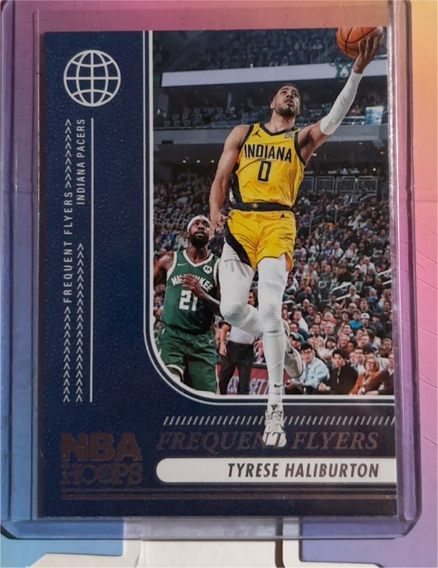 2024-25 Panini NBA Hoops #7 Tyrese Haliburton — front