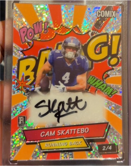 2025 Wild Card Comix #2/4 Cam Skattebo — front