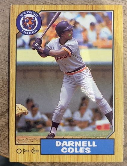 1987 O-Pee-Chee #388 Darnell Coles — front