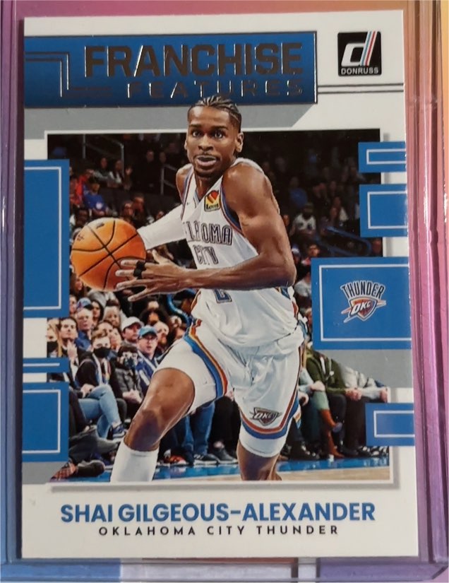 2022-23 Donruss #18 Shai Gilgeous-Alexander Franchise Features — front