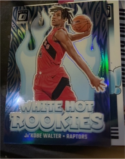 2024-25 Panini Donruss Optic #13 Ja'Kobe Walter White Hot Rookies — front
