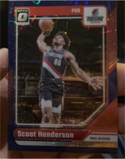 2024-25 Donruss Optic #153 Scoot Henderson — front