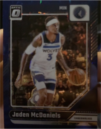 2024-25 Donruss Optic #40 Jaden McDaniels — front