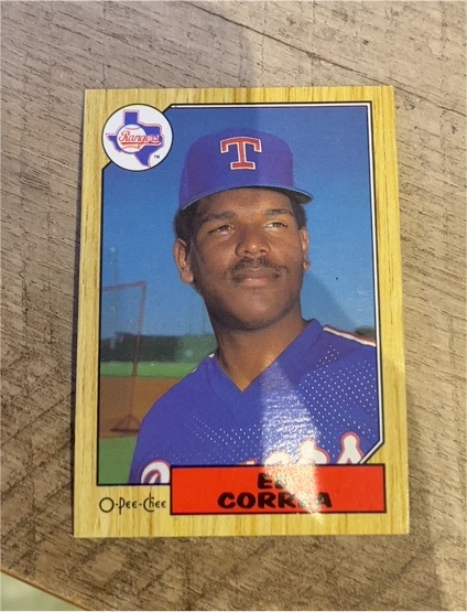 1987 O-Pee-Chee #334 Ed Correa — front