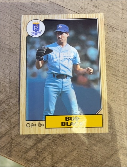 1987 O-Pee-Chee #315 Bud Black — front