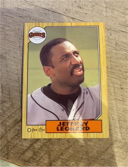 1987 Topps #280 Jeffrey Leonard — front