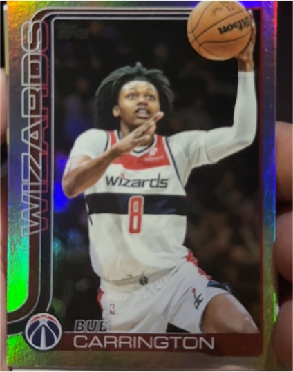 2025-26 Topps #97 Bub Carrington — front