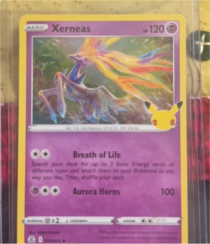 2021 Pokémon Celebrations #012 Xerneas — front