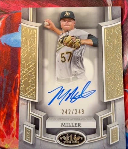 2024 Topps Tier One #BOA-MMI Mason Miller — front
