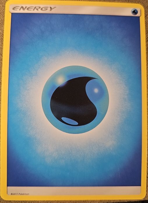 2017 Pokémon SM1 Sun & Moon #Water Energy — front