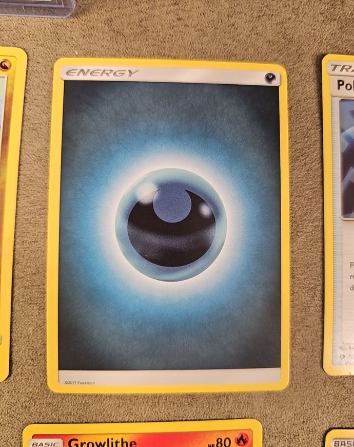 2017 Pokemon Sun & Moon Darkness Energy — front