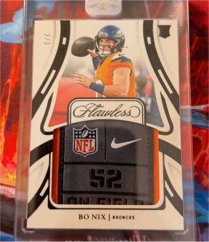 2024 Panini Flawless #2 Bo Nix — front