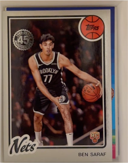 2025-26 Topps #80BK-72 Ben Saraf 1980-81 Topps Basketball — front