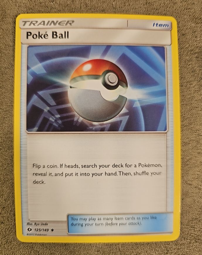 2017 Pokémon Sun & Moon #125 Poké Ball — front