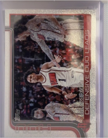 2025-26 Topps #297 Blastoff!: Defensive Duo Leads — front