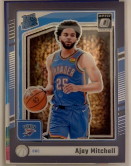 2024-25 Donruss Optic #274 Ajay Mitchell — front