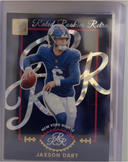 2025 Donruss Rated Rookies Retro #1 Jaxson Dart — front