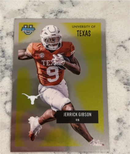 2025 Bowman Chrome University Football #55AV-5 Jerrick Gibson — front