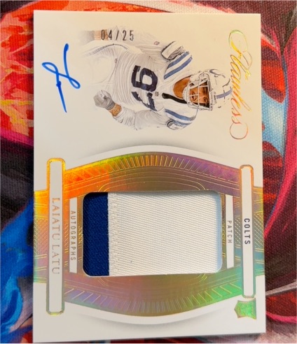 2024 Panini Flawless #04/25 Laiatu Latu — front