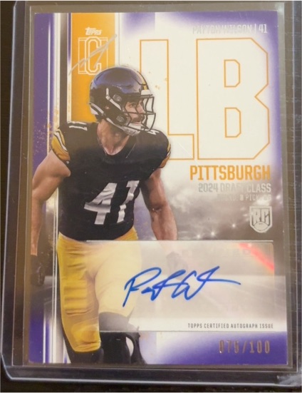 2024 Topps Signature Class #41 Payton Wilson — front