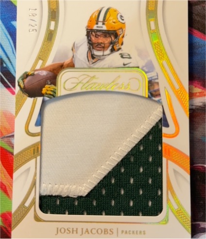 2024 Panini Flawless #P-JJS Josh Jacobs — front