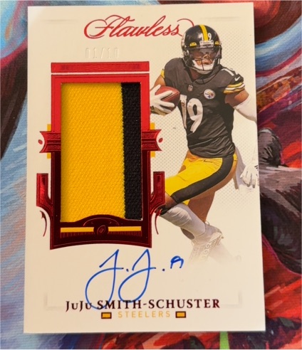 2021 Panini Flawless #01/10 JuJu Smith-Schuster — front