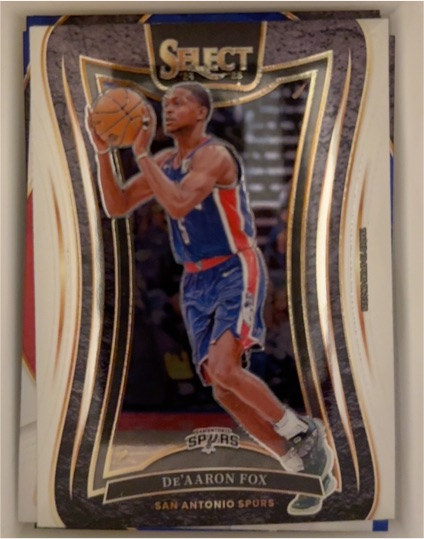 2024-25 Panini Select Mezzanine #336 De'Aaron Fox — front