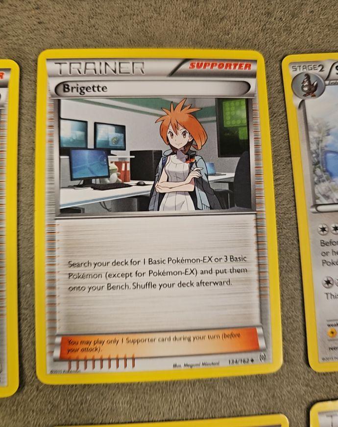 2015 Pokémon Breakthrough #134 Brigette — front