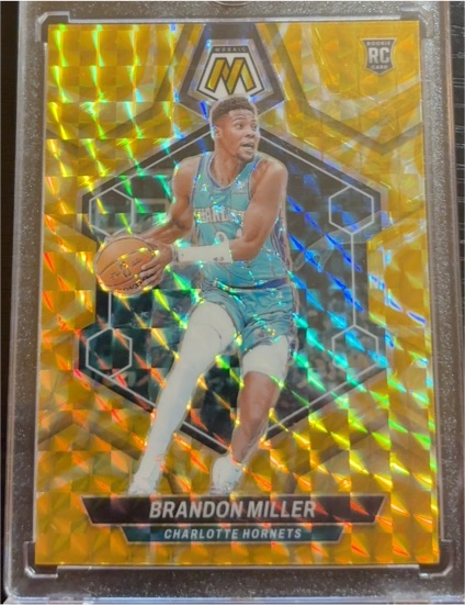 2023-24 Panini Mosaic #202 Brandon Miller — front